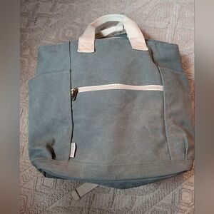 Birdling Gray Canvas Backpack